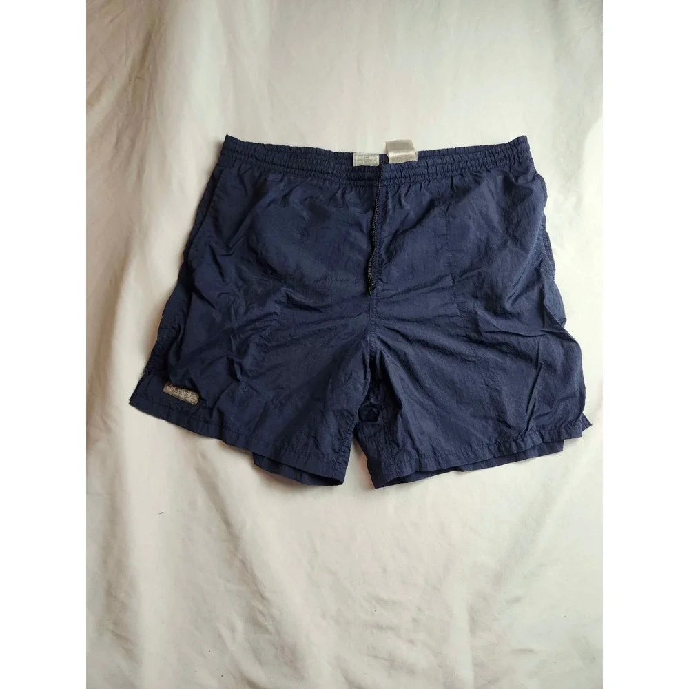 Columbia Mens Navy Blue Nylon Mesh Lined Swim Trunks Shorts AM4369 Size‎ XL